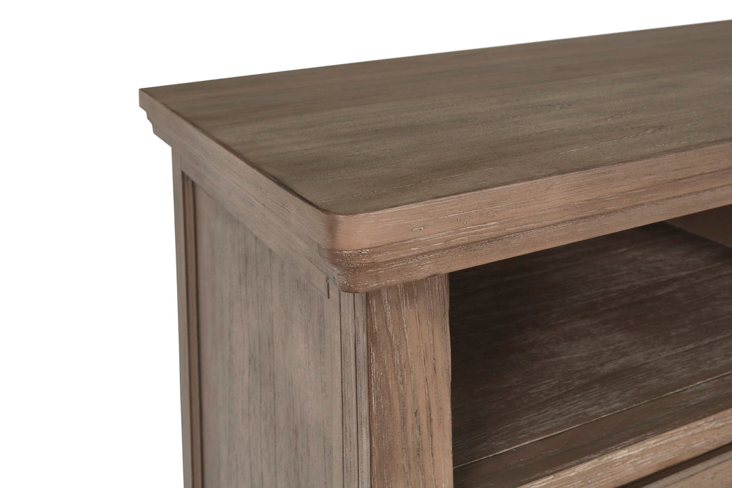 Allegra Media Console-Pewter