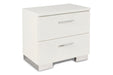 Sapphire Nightstand-White