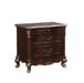 Constantine Nightstand W/Marble Top-Cherry