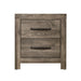 Misty Lodge Nightstand- Greige