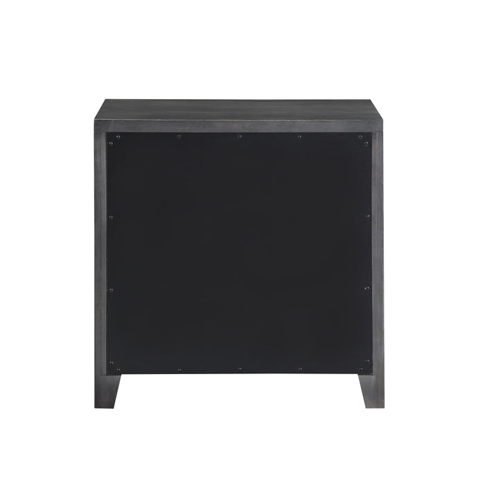 Odessa Nightstand-Charcoal