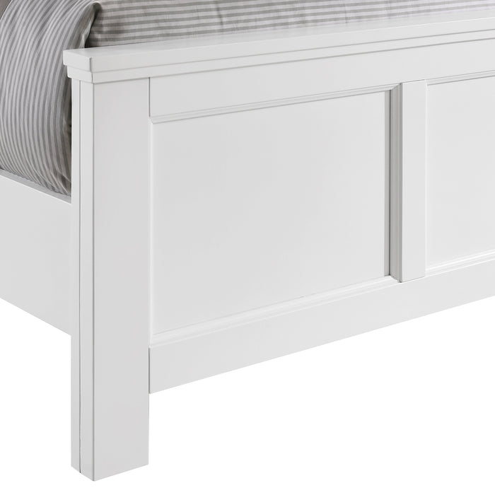 Andover 3/3 T Headboard, Footboard & Slats-White