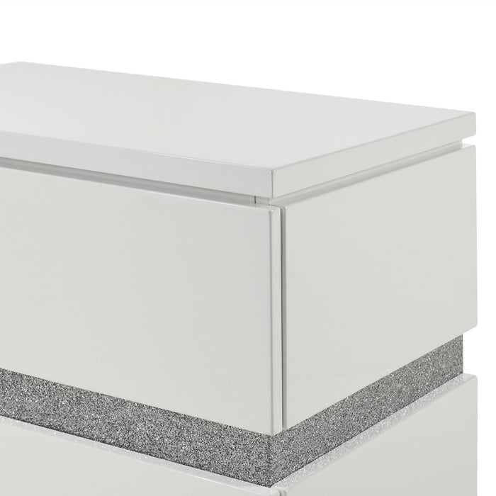 Paradox Nightstand-White