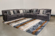 Catnapper Furniture Burbank 5pc Sectional in Smoke image