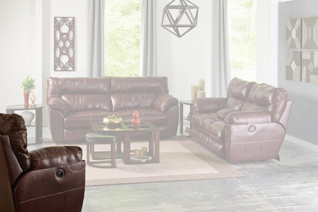 Catnapper Milan Lay Flat Recliner in Walnut 4340-7 image