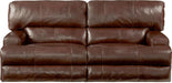 Catnapper Wembley Power Headrest with Lumbar Lay Flat Reclining Sofa in Walnut 764581 image