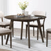 Rex 48" Round Dining Table-Walnut