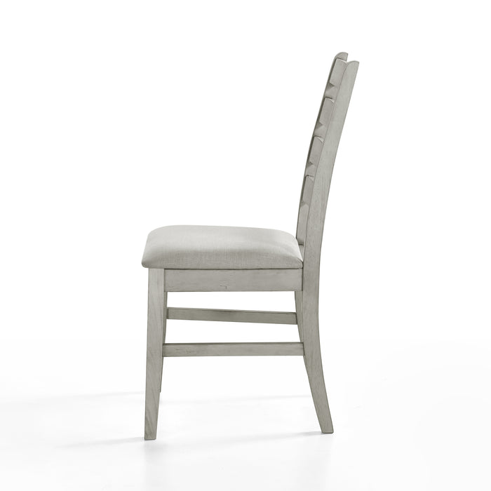 Pascal Ladderback Dining Chair (2 Per Carton)-Driftwood