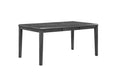 Gia 5 Pc 60" Dining Table & 4 Chairs-Gray