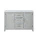 Fiona Marble Top Dining Buffet/Server-Mist Gray