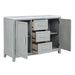 Fiona Marble Top Dining Buffet/Server-Mist Gray