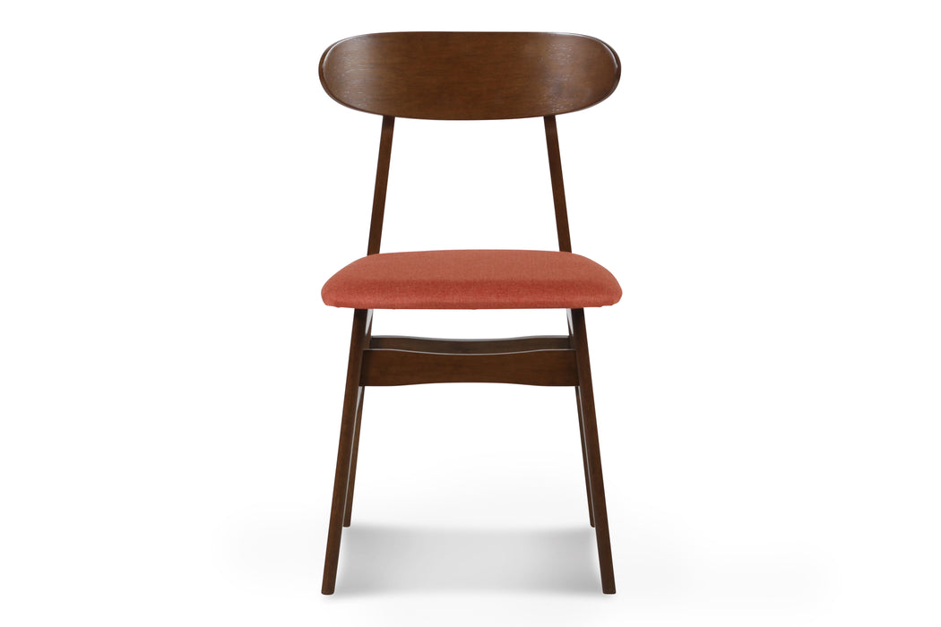 Morocco Dining Chair W/Orange Seat Cushion (2 Per Carton)