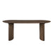 Kody 79" Oval Dining Table Top-Dk Walnut