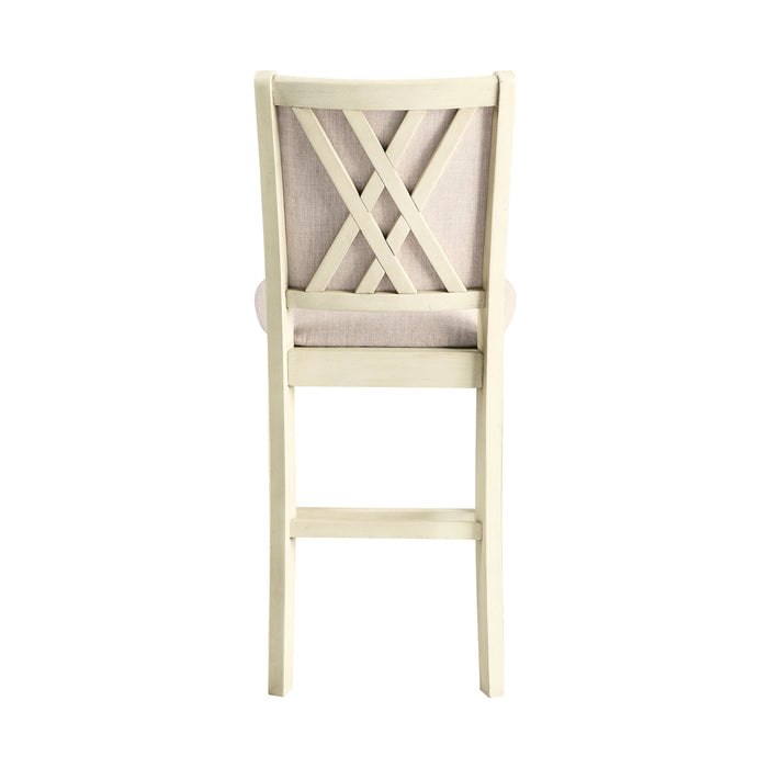 Amy Counter Chair (2/Ctn)-Bisque