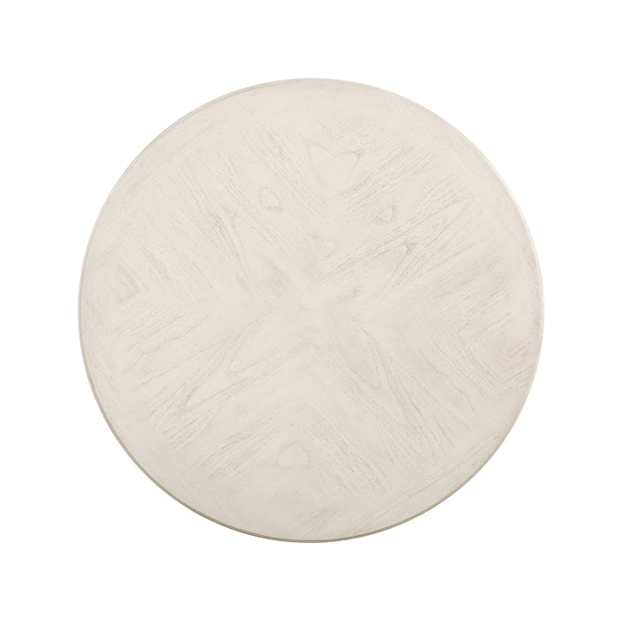 Amy 5 Pc 47" Round Dining Set- Bisque