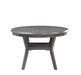 Amy 5 Pc 47" Round Dining Set-Gray