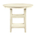 Amy 5 Pc 42" Round Counter Table Set-Bisque