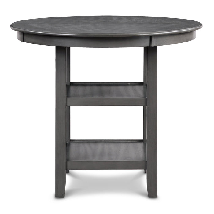 Amy 5 Pc 42" Round Counter Dining Set-Gray
