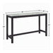 Celeste Theater Bar Table W/ 3 Stools-Black