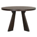 Chestnut Ridge 47" Round Table-Brown