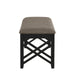 Potomac Dining Bench-Brown/Black