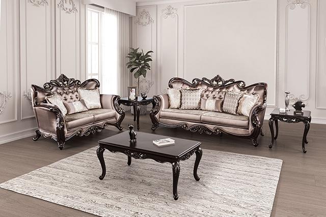 Albacete Sofa Campage & Walnut