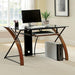 Baden Oak/Black Accent Desk image