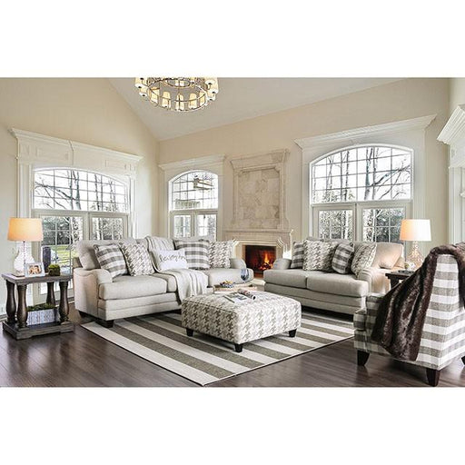 Christine Light Gray Love Seat image