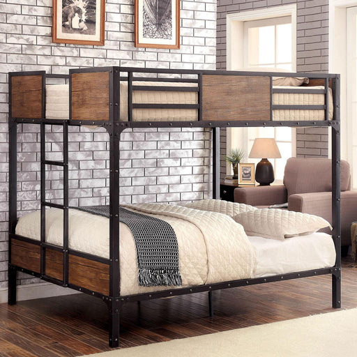 CLAPTON Black Full/Full Bunk Bed image