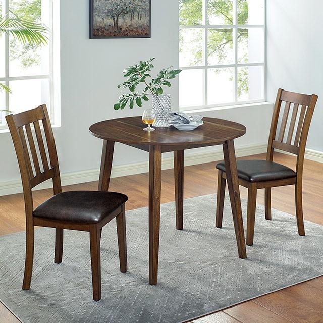 BLACKWOOD 3 Pc. Round Dining Table Set image