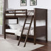 STAMOS Twin/Twin Bunk Bed, Walnut image