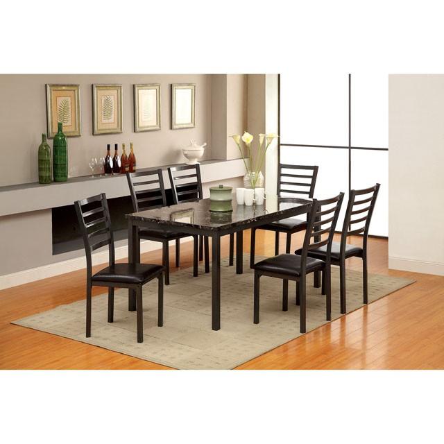 COLMAN Black 60" Dining Table image