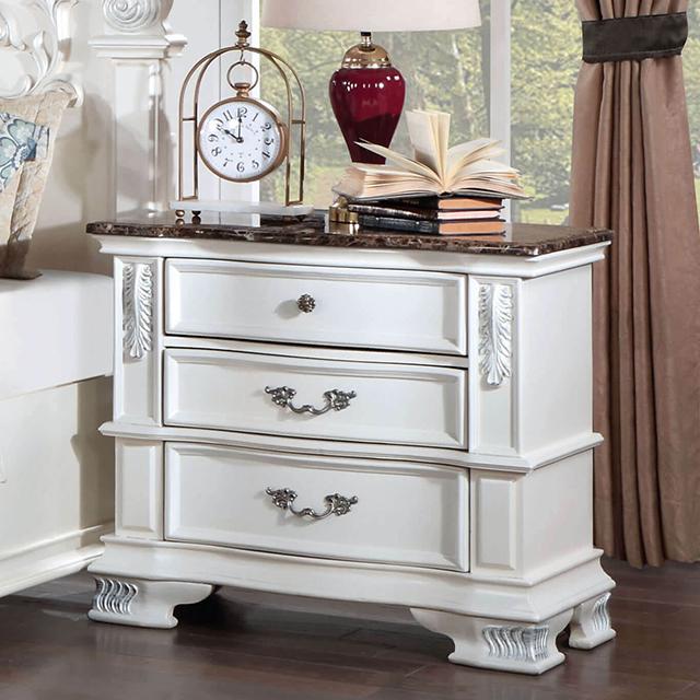 ESPARANZA Night Stand, Pearl White image