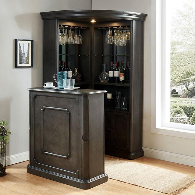Voltaire Gray Bar Table