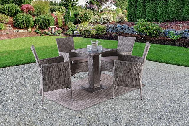 Aminta Patio Bistro Set (5PC)