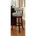 SHIRLEY Dark Oak/Gray 24" Bar Stool image