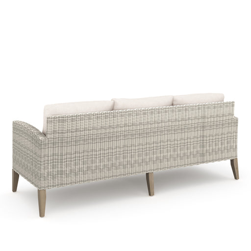 Carezza 5 Pc Set - Sofa, 2 Club Chairs, 2 Stools- Taupe