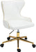 Hendrix White Faux Leather Office Chair image