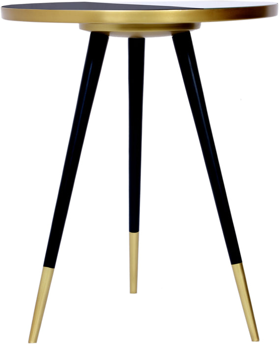 Reflection Gold / Black End Table