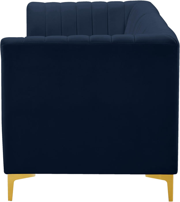 Alina Navy Velvet Modular Sofa