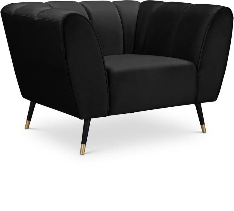 Beaumont Black Velvet Chair image