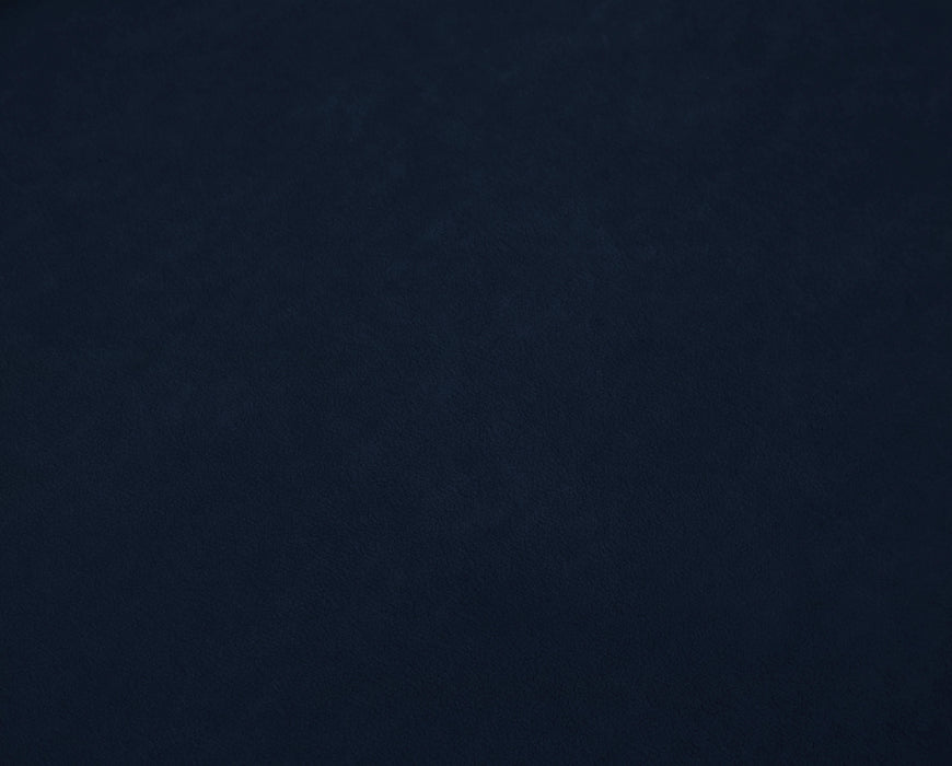 Cozy Navy Velvet Ottoman