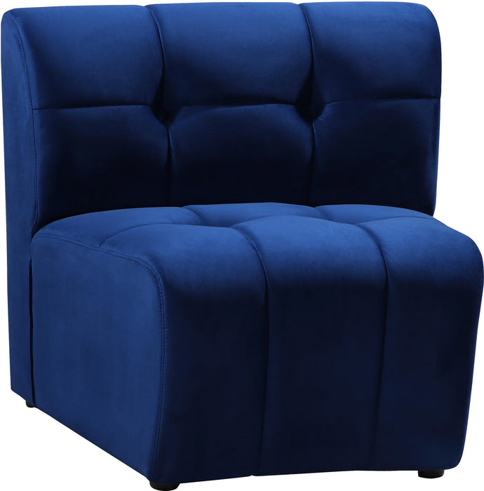 Limitless Navy Velvet Modular Chair