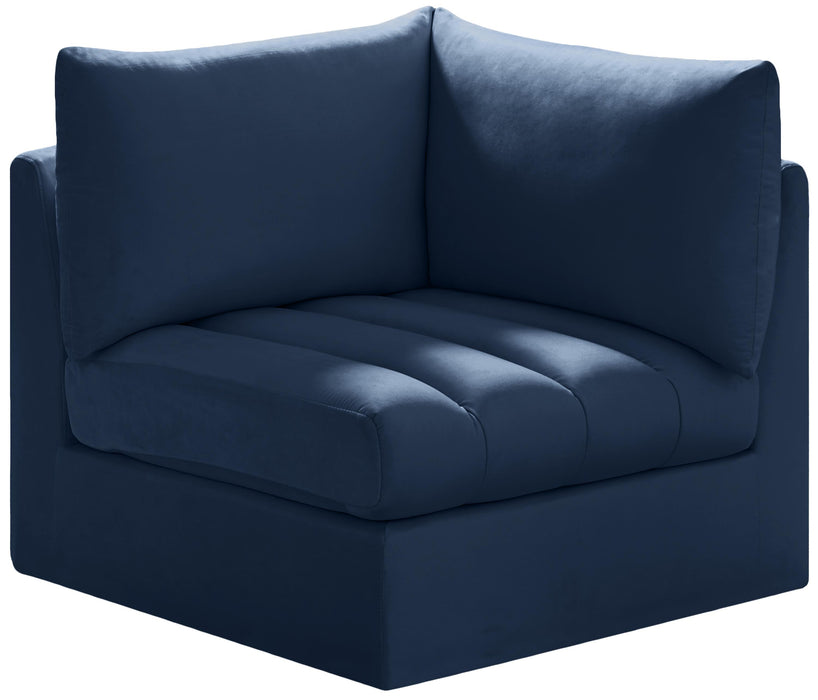 Jacob Navy Velvet Corner image