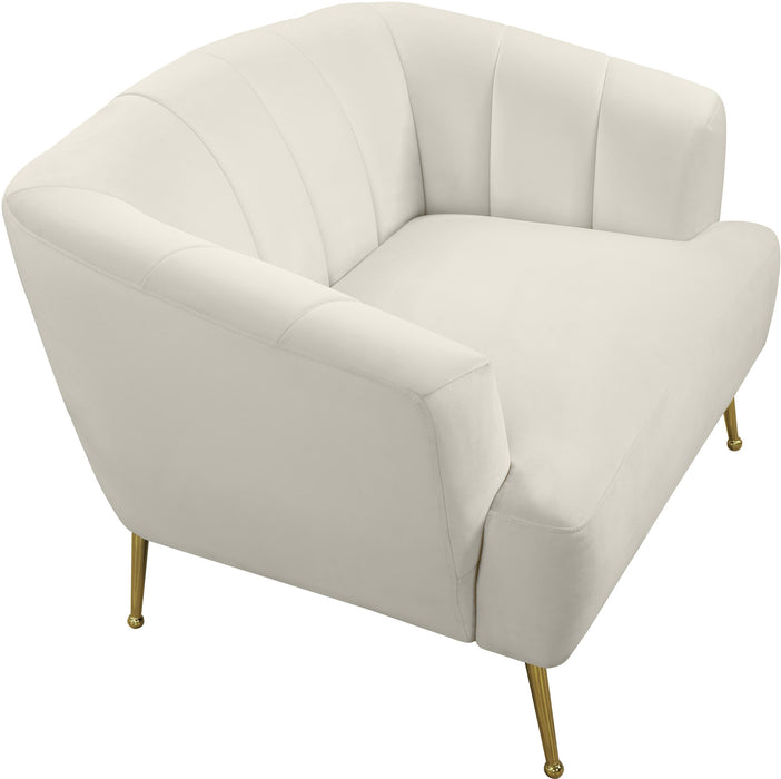 Tori Cream Velvet Chair