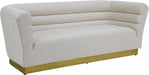 Bellini Cream Velvet Sofa image