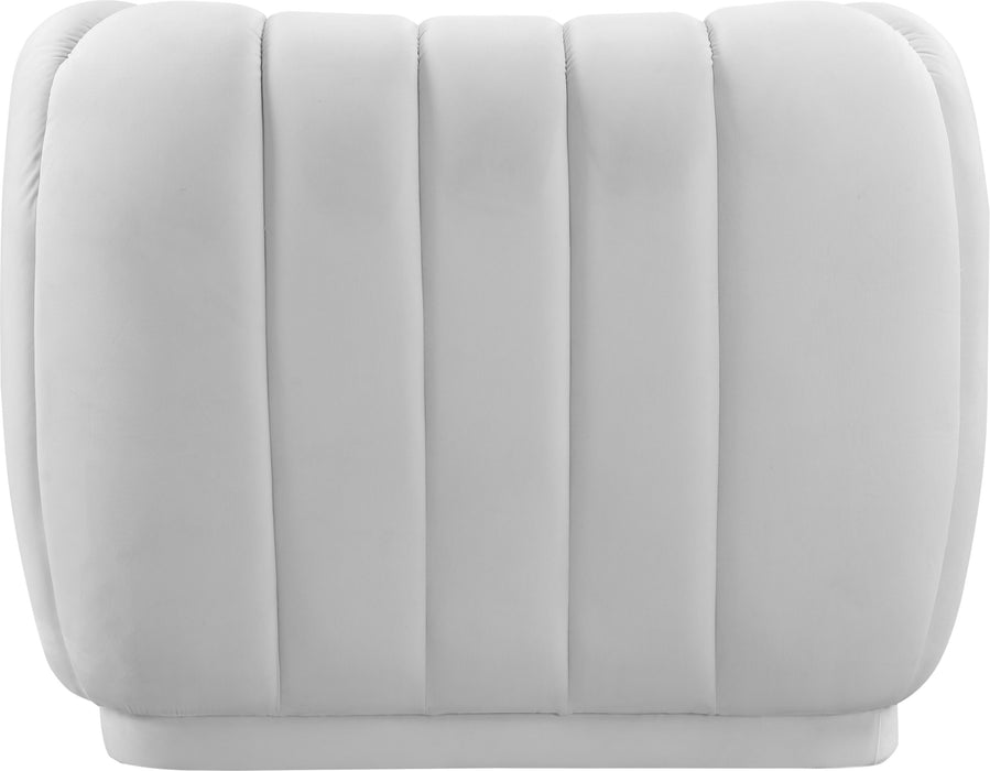 Dixie Cream Velvet Chair