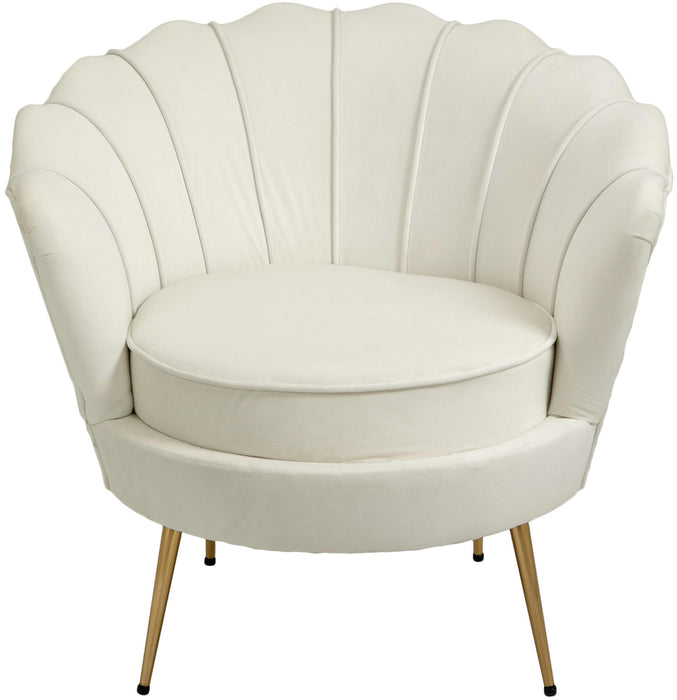 Gardenia Cream Velvet Chair