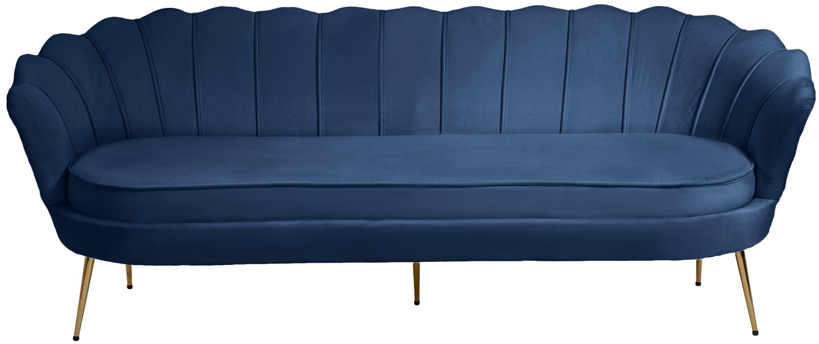 Gardenia Navy Velvet Sofa