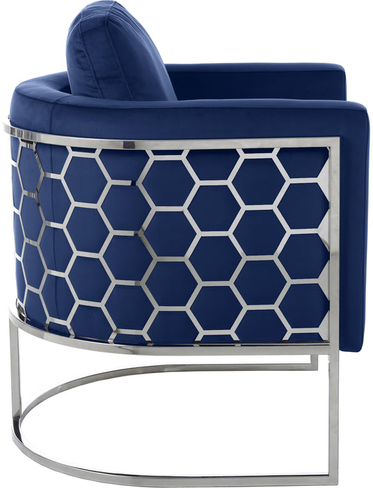 Casa Navy Velvet Chair